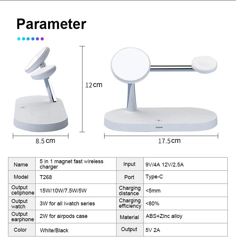 3-in-1 Magnetic Charging Station