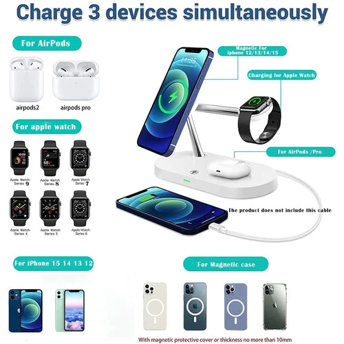 3-in-1 Magnetic Charging Station