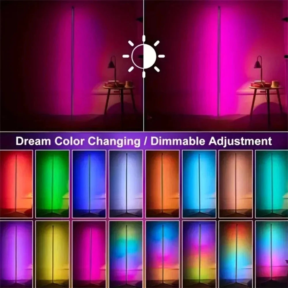 RGB Corner Floor Lamp
