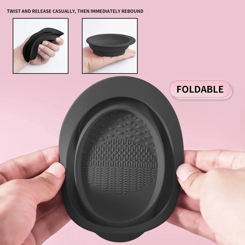 Silicone Brush Cleaner Mat