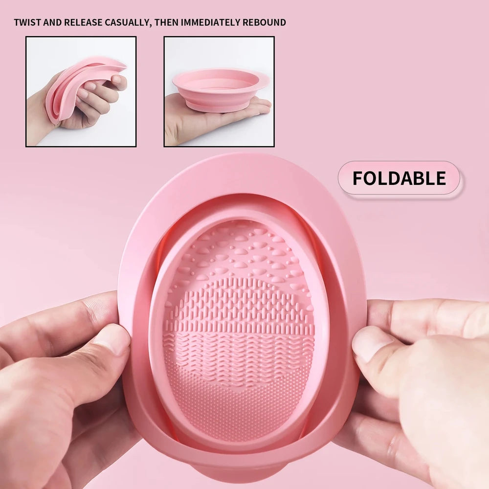 Silicone Brush Cleaner Mat
