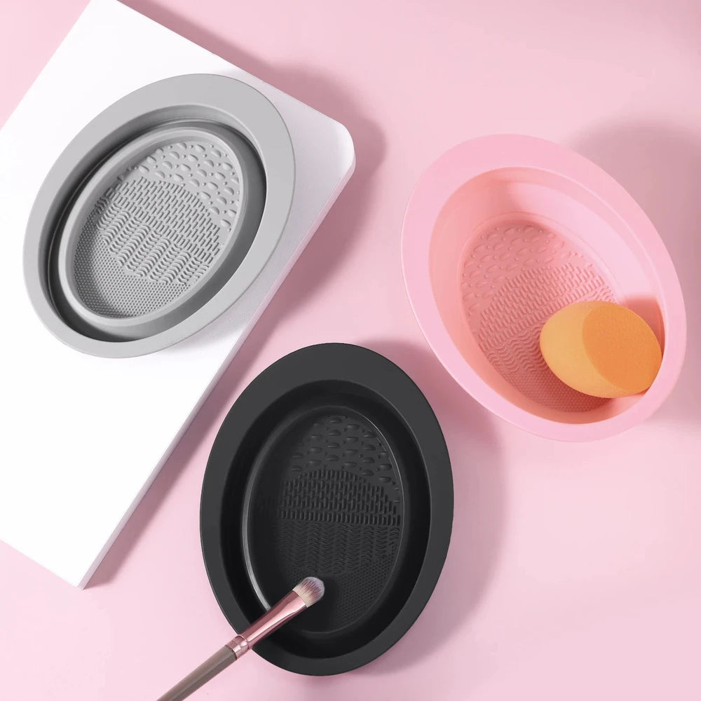 Silicone Brush Cleaner Mat