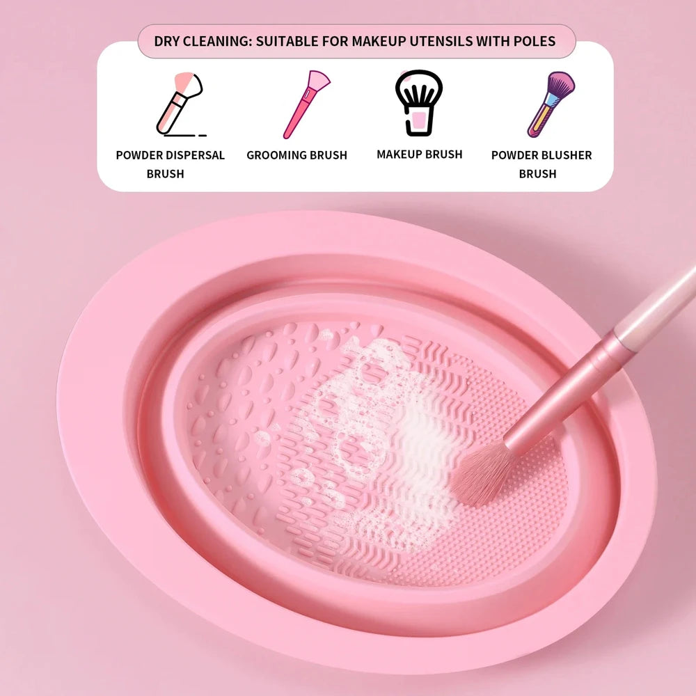 Silicone Brush Cleaner Mat